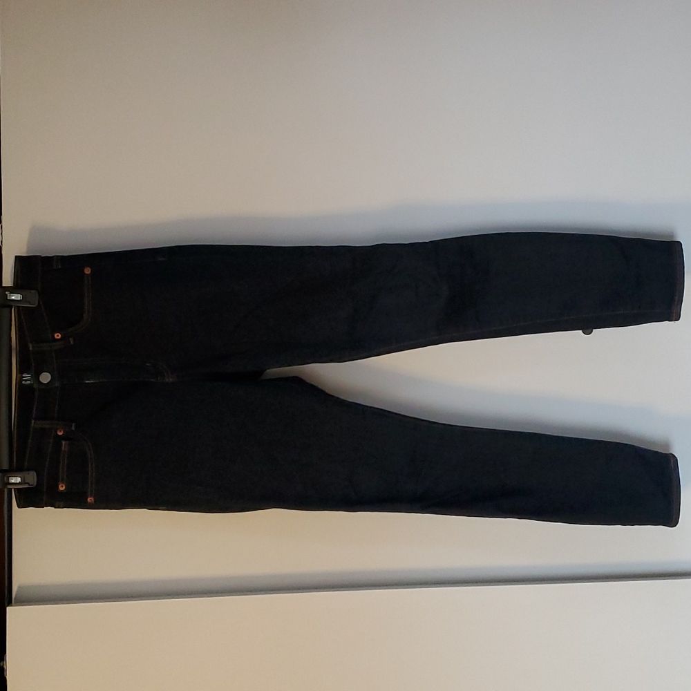 GAP High Rise True Skinny Dark Denim Jeans